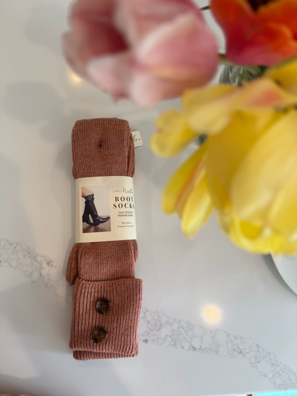 SIMPLY NOELLE boot socks; NWT
